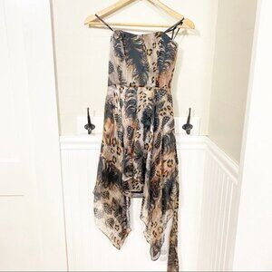 100% Silk Dress NWT Handkerchief Hem Forever New Australia Dress Fairy